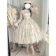 Miss Point Point Garden Embroidered Tiered JSK(Reservation/3 Colours/Full Payment Without Shipping)